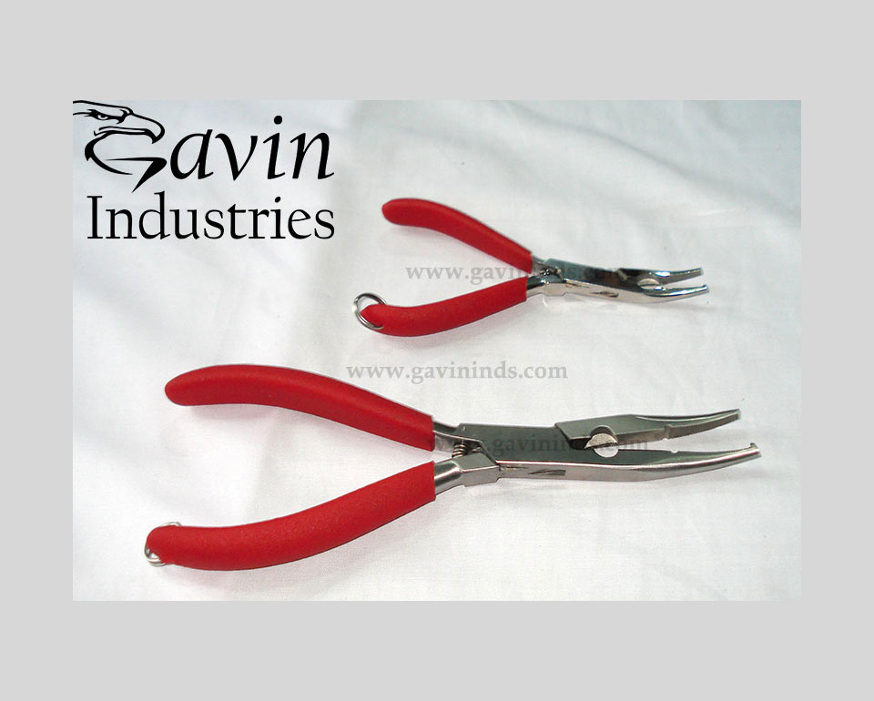 Fishing Pliers Small 4.5 and Large 6.8 Curved - Gavin Industries